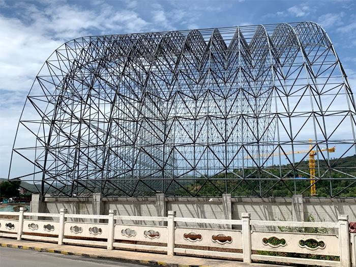 文山山寨矿储煤棚网架